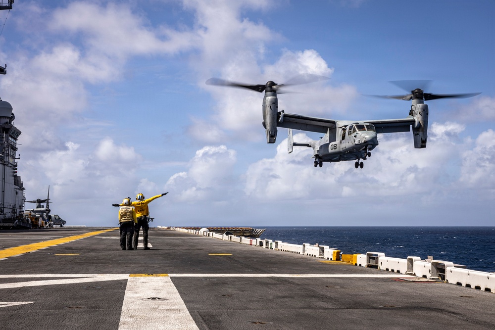 USS Iwo Jima Conducts Flight Operations