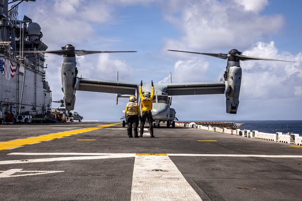 USS Iwo Jima Conducts Flight Operations