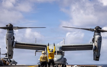 USS Iwo Jima Conducts Flight Operations