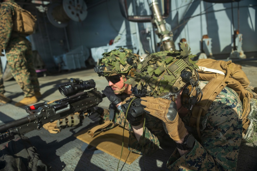 11th MEU Marines, Sailors Conduct SCAT Drills Aboard USS Boxer