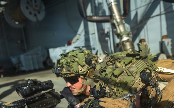 11th MEU Marines, Sailors Conduct SCAT Drills Aboard USS Boxer