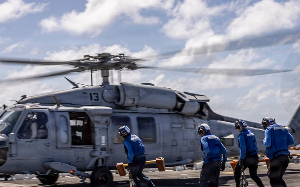 USS Iwo Jima Conducts Flight Operations