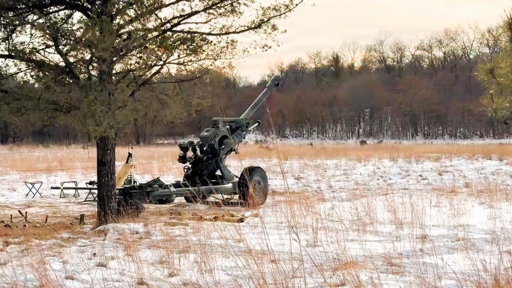 1-120th Field Artillery troops get cold-weather acquainted during special January training