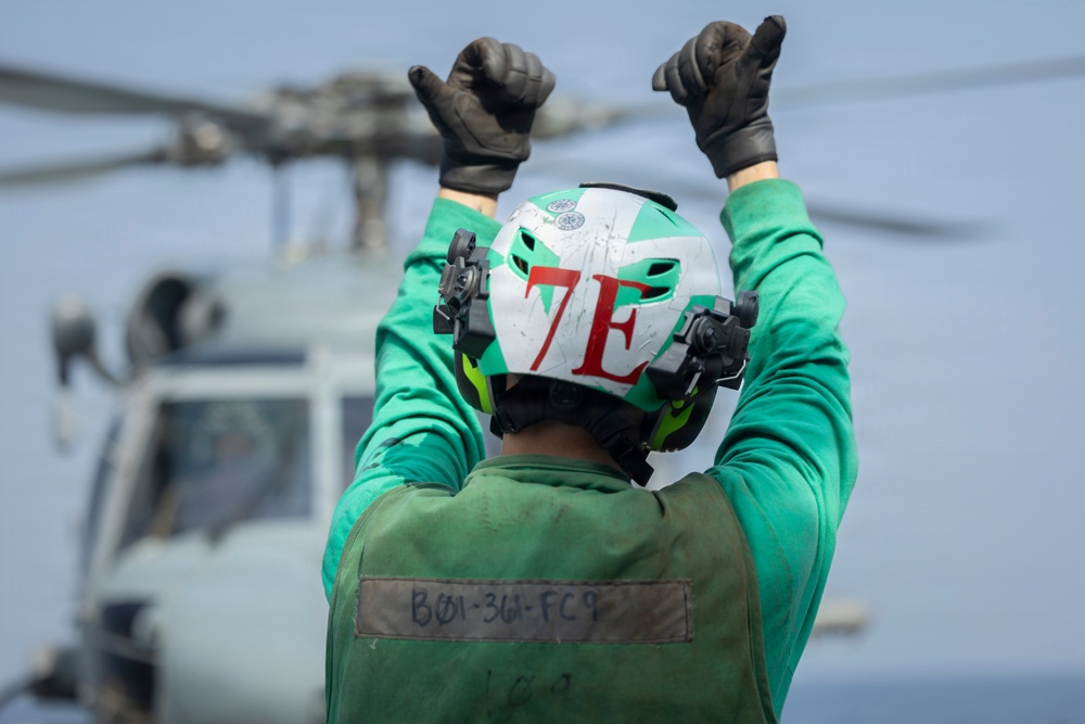 USS Delbert D. Black (DDG 119) Conducts Flight Quarters