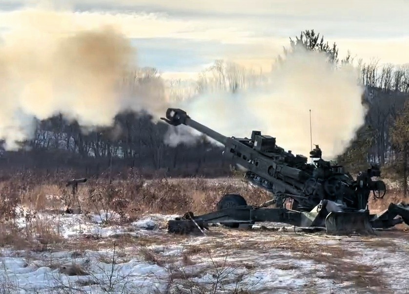 1-120th Field Artillery troops get cold-weather acquainted during special January training