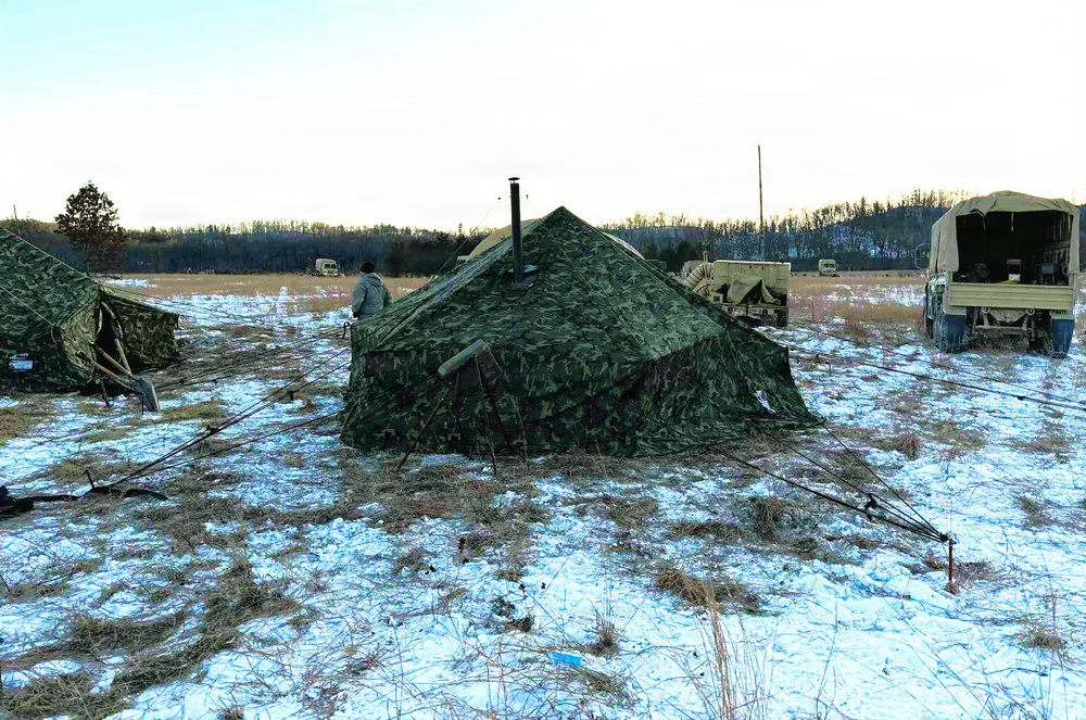 1-120th Field Artillery troops get cold-weather acquainted during special January training