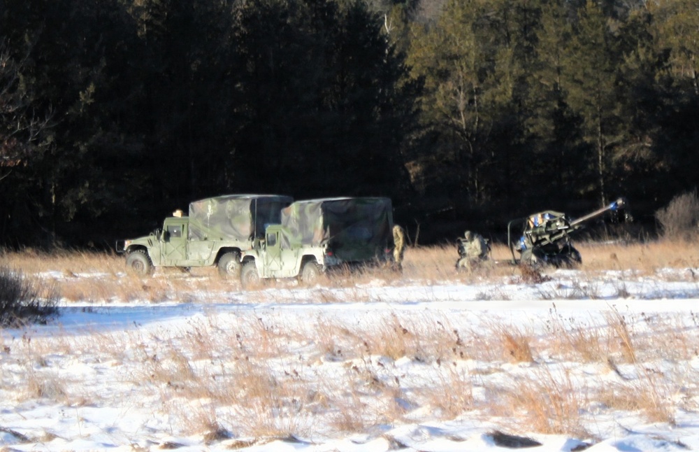 1-120th Field Artillery troops get cold-weather acquainted during special January training