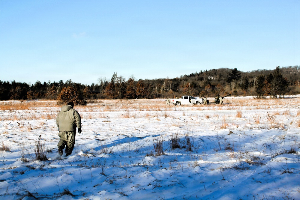 1-120th Field Artillery troops get cold-weather acquainted during special January training