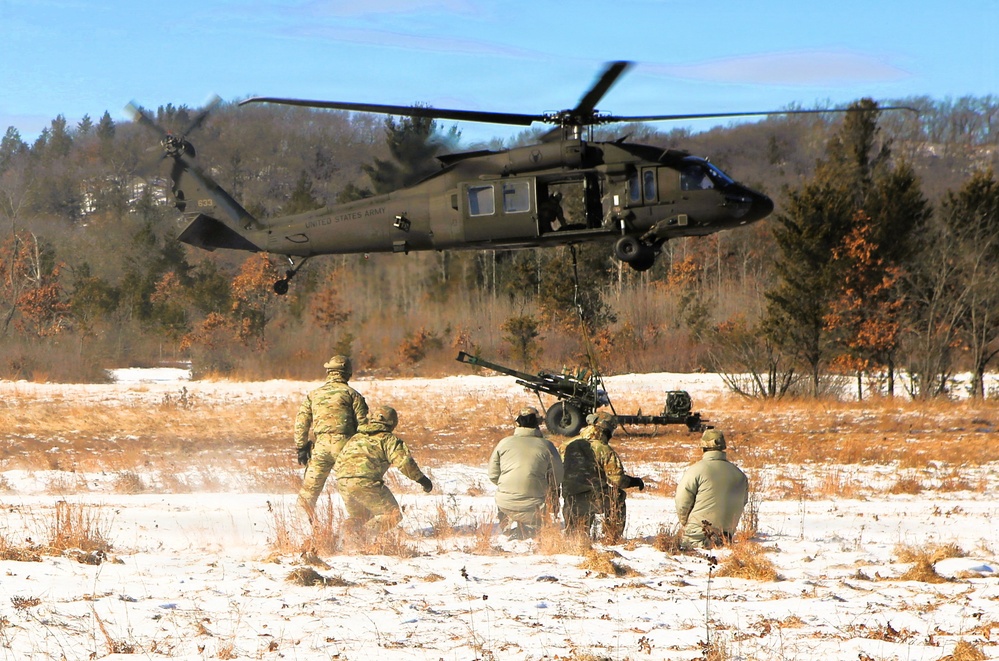 1-120th Field Artillery troops get cold-weather acquainted during special January training