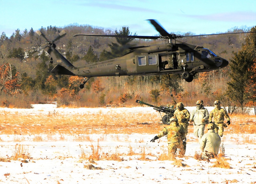 1-120th Field Artillery troops get cold-weather acquainted during special January training