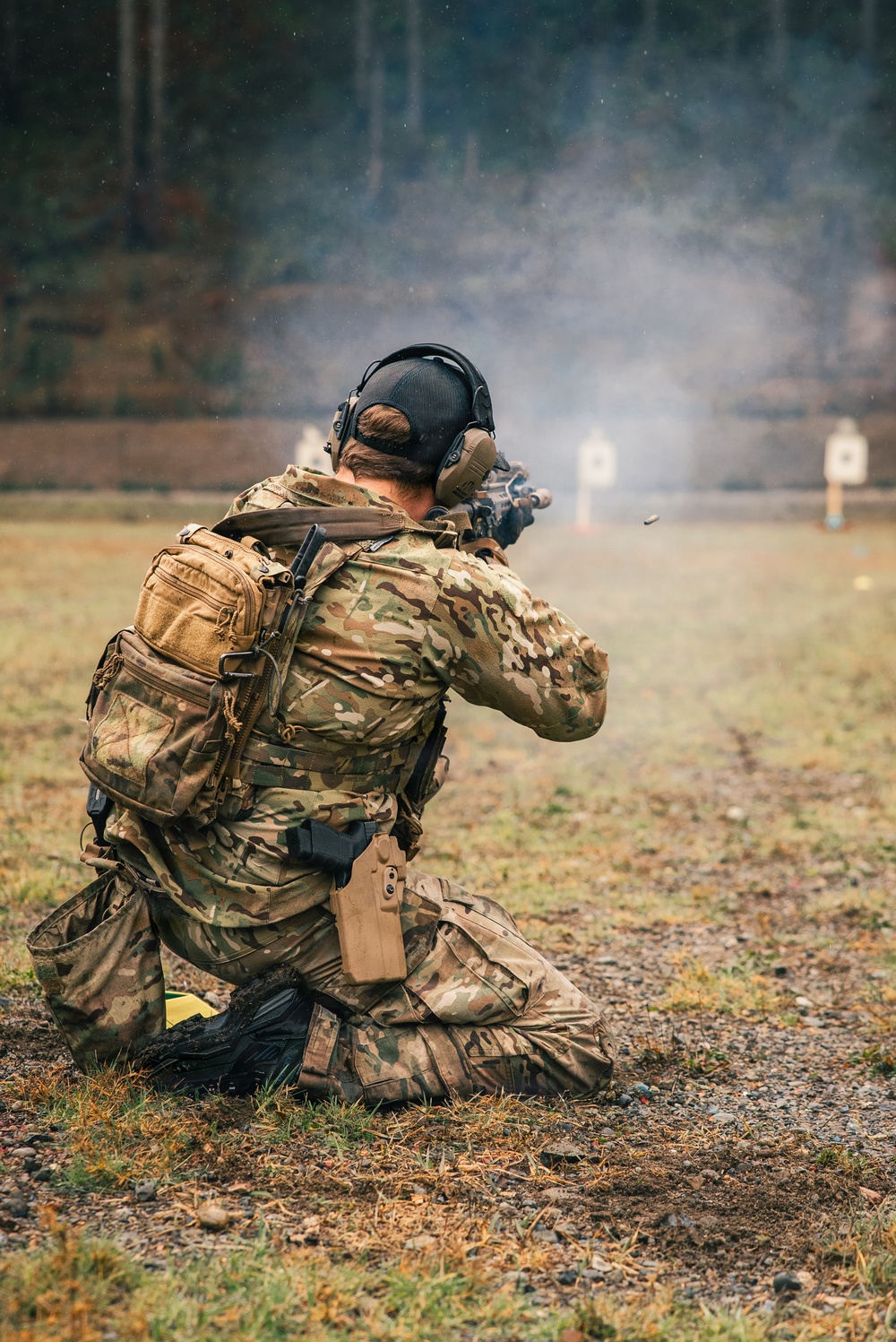 1SFG(A) Green Berets conduct combat marksmanship training