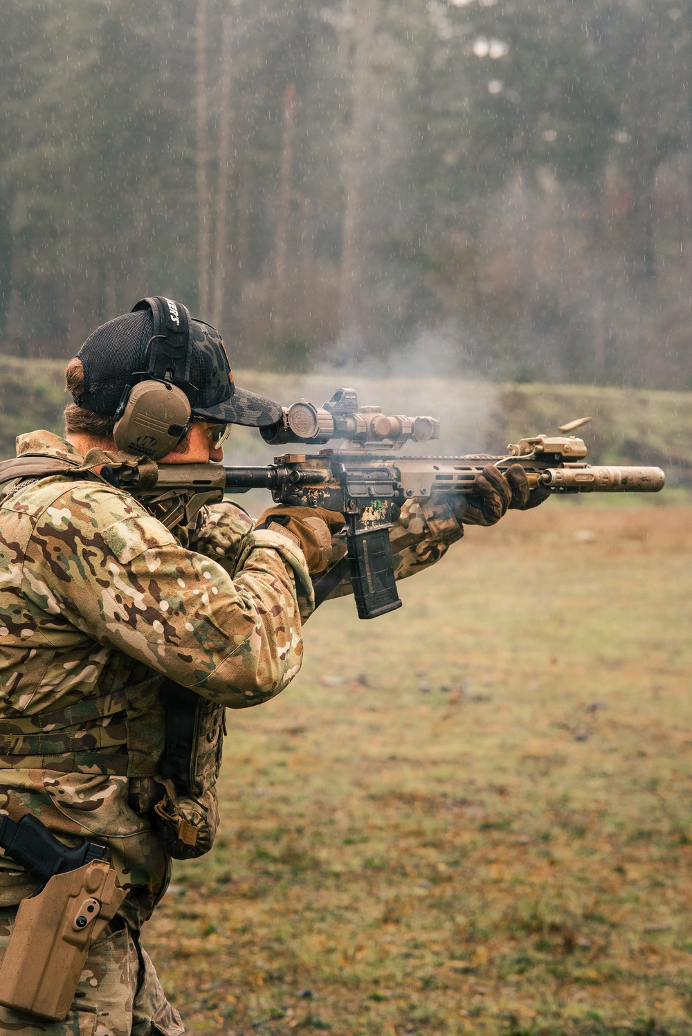 1SFG(A) Green Berets conduct combat marksmanship training