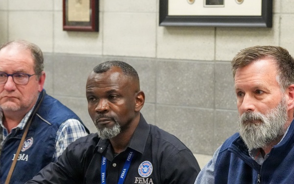 Secretary of Homeland Security Kristi Noem and Mississippi Governor Tate Reeves Participate in a Round Table Brief