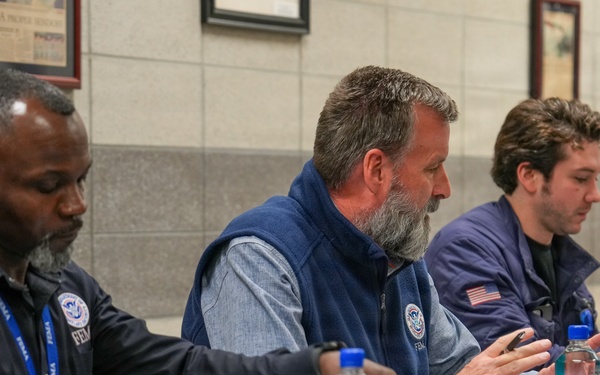 Department of Homeland Security Kristi Noem and Mississippi Governor Tate Reeves Participate in a Round Table