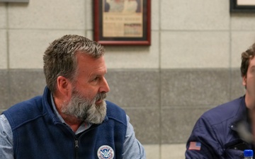 Department of Homeland Security Kristi Noem and Mississippi Governor Tate Reeves Participate in a Round Table