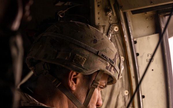 Twin Paratroopers take part in an airborne operation