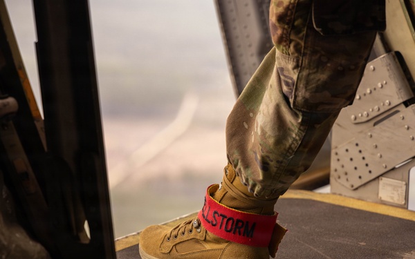Twin Paratroopers take part in an airborne operation