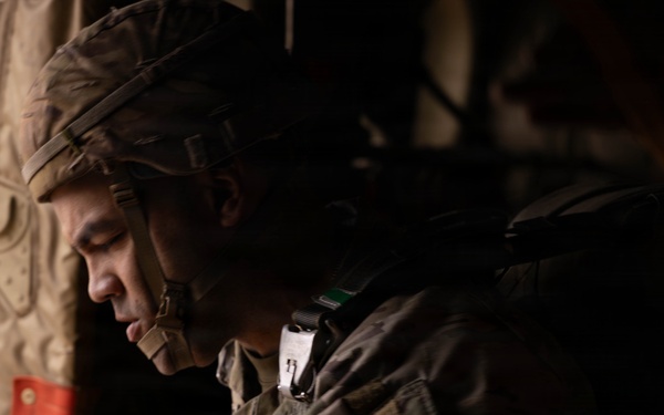 Twin Paratroopers take part in an airborne operation