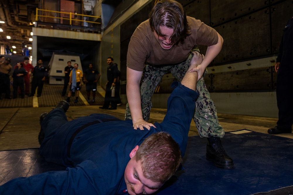Iwo Jima Sailors Conduct SRF-B