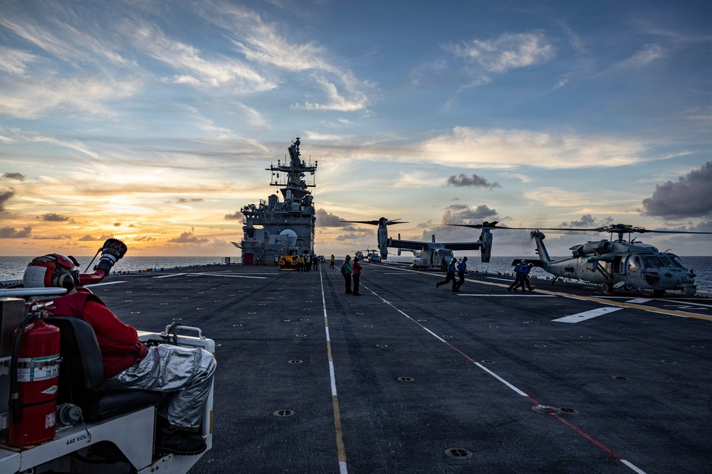USS Iwo Jima Conducts Flight Operations