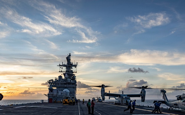 USS Iwo Jima Conducts Flight Operations