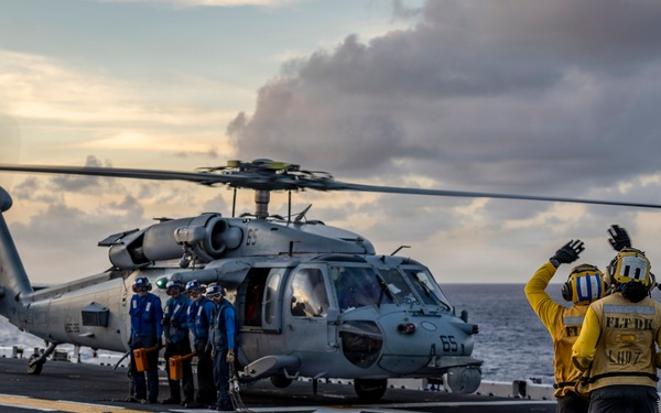 USS Iwo Jima Conducts Flight Operations