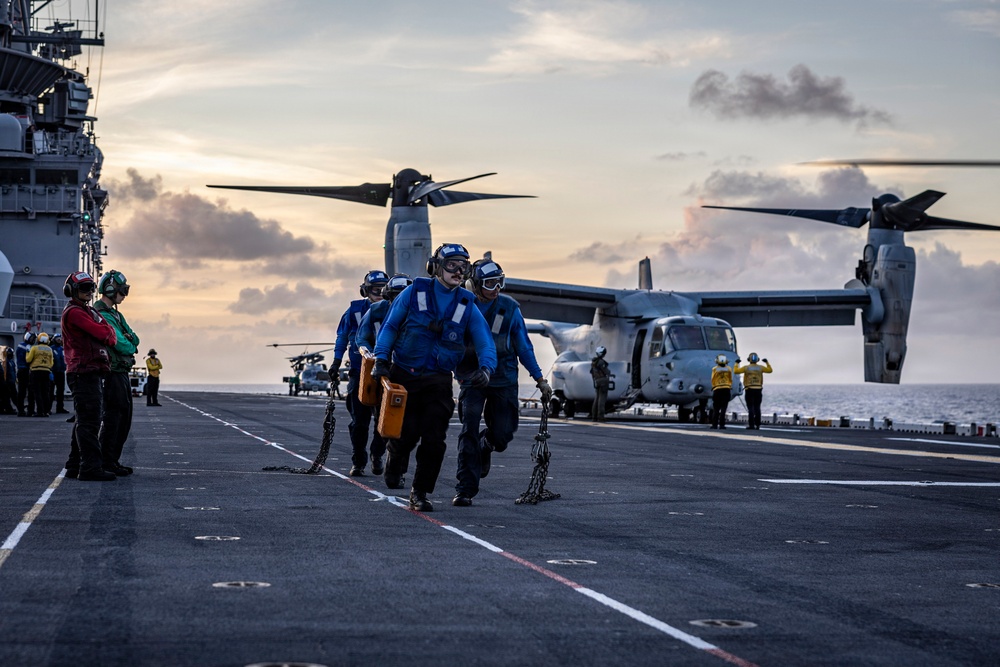 USS Iwo Jima Conducts Flight Operations