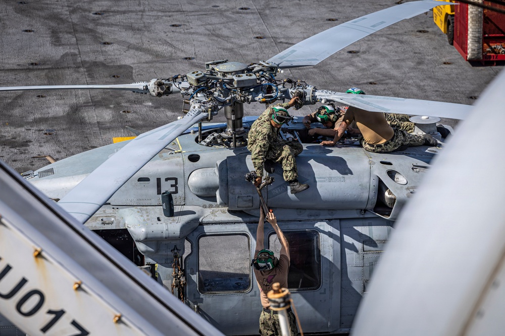 USS Iwo Jima Conducts Daily Operations