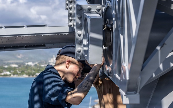 USS Iwo Jima Conducts Daily Operations