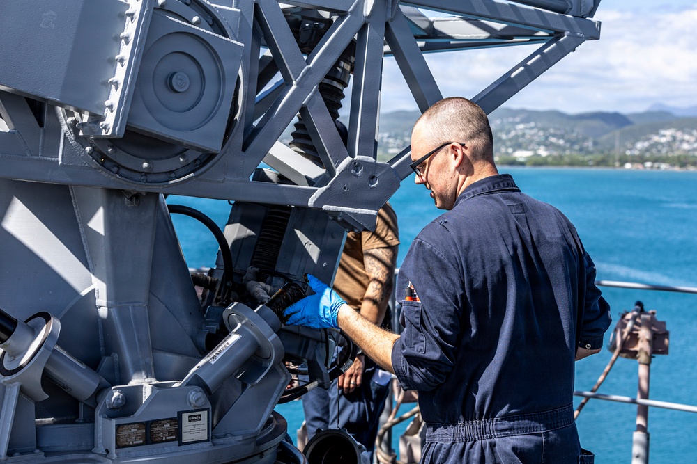 USS Iwo Jima Conducts Daily Operations