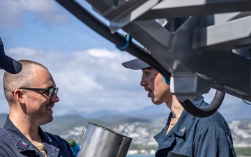 USS Iwo Jima Conducts Daily Operations