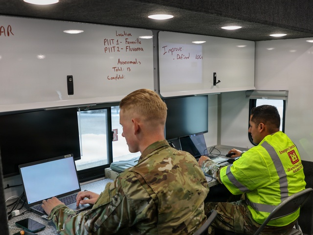 Fort Lee hosts FEMA to support Virginia winter storm response