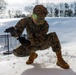 U.S. Marines with Marine Corps Base Quantico Shovel Snow for the Crossroads Elementary School