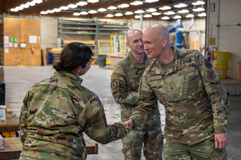 Kirtland Leadership coins 377 LRS performers