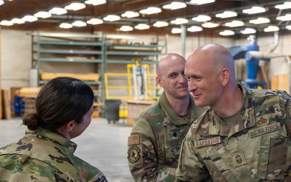 Kirtland Leadership coins 377 LRS performers