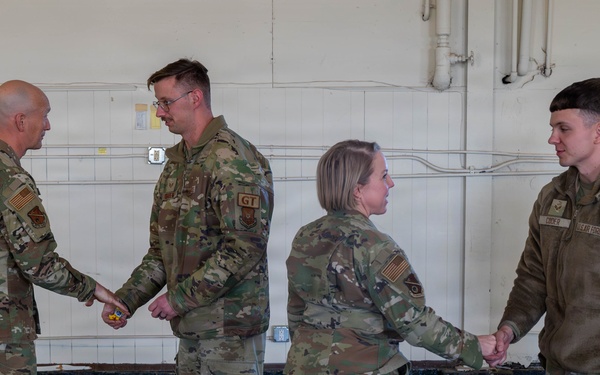 Kirtland Leadership coins 377 LRS performers