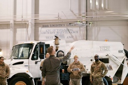 184th Wing Point Defense Battle Lab Members Practice Inaugural Flight Maneuvers