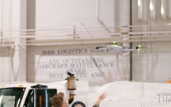 184th Wing Point Defense Battle Lab Members Practice Inaugural Flight Maneuvers