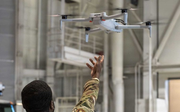 184th Wing Point Defense Battle Lab Members Practice Inaugural Flight Maneuvers