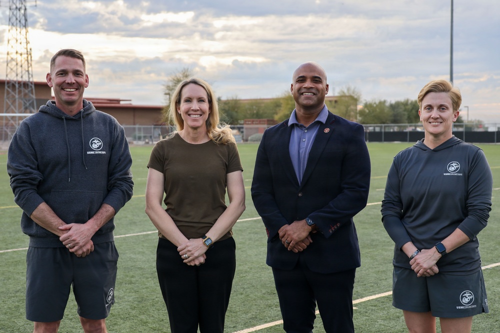 "The Commandant's Own" takes on MCAS Yuma