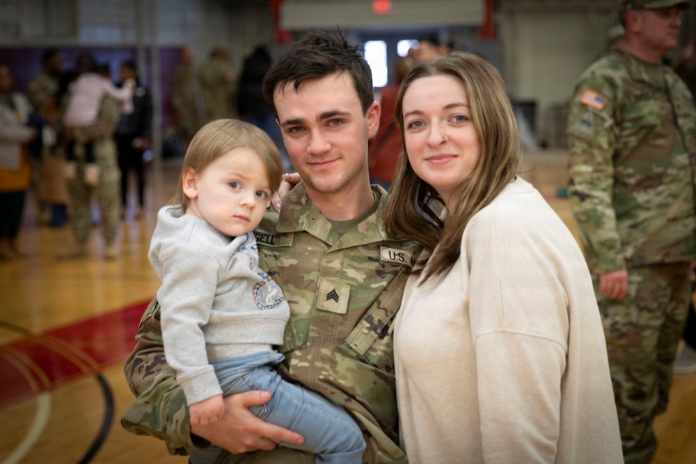 55th Sustainment Brigade &amp; 410th Signal Company conduct deployment ceremony