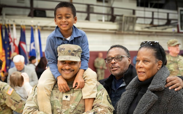 55th Sustainment Brigade &amp; 410th Signal Company conduct deployment ceremony
