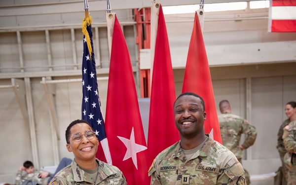 55th Sustainment Brigade &amp; 410th Signal Company conduct deployment ceremony