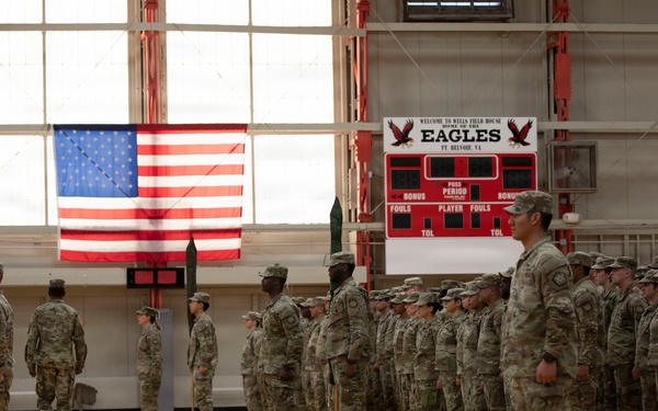 55th Sustainment Brigade &amp; 410th Signal Company conduct deployment ceremony