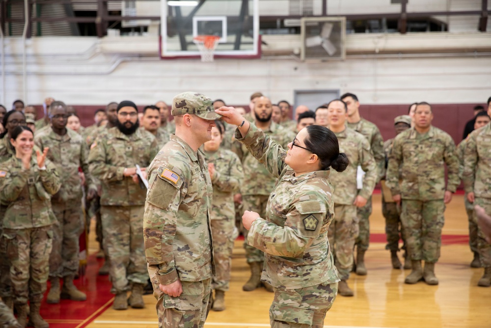 55th Sustainment Brigade &amp; 410th Signal Company conduct deployment ceremony