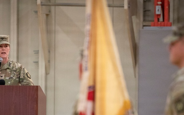 55th Sustainment Brigade &amp; 410th Signal Company conduct deployment ceremony