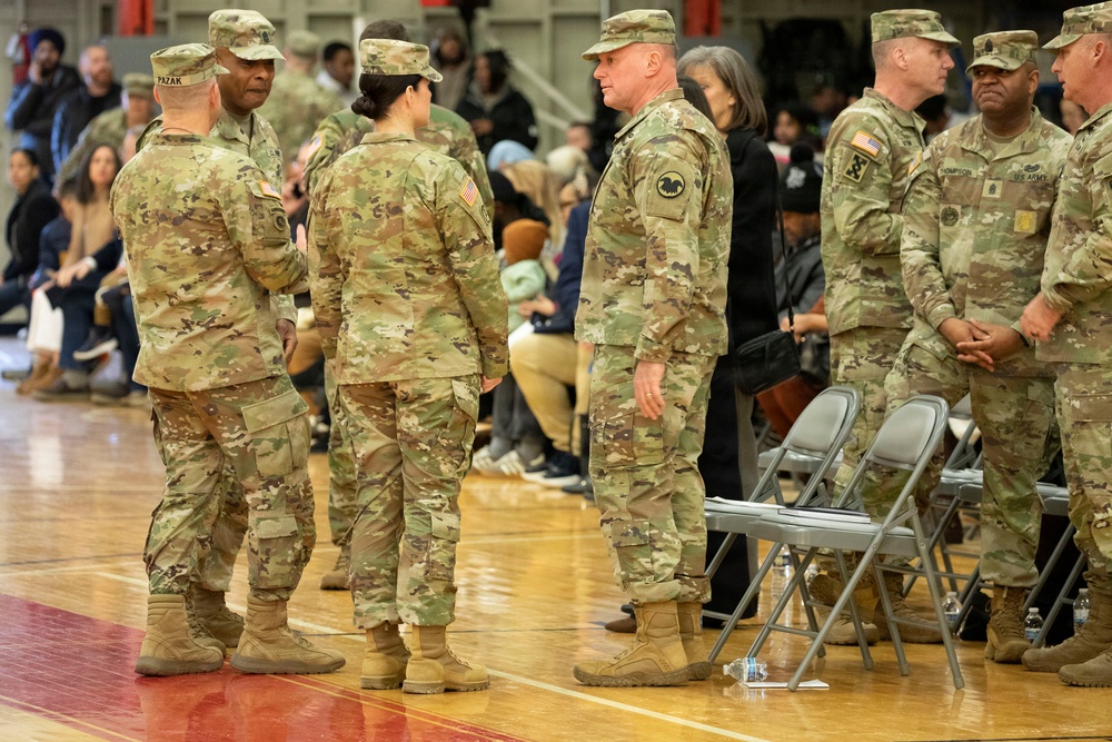 55th Sustainment Brigade &amp; 410th Signal Company conduct deployment ceremony