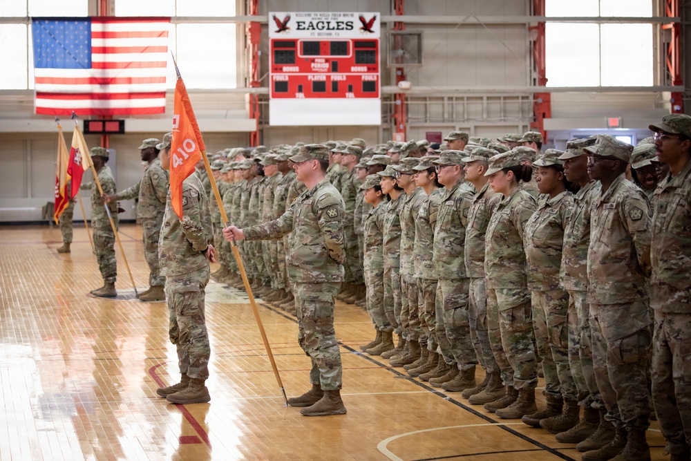 55th Sustainment Brigade &amp; 410th Signal Company conduct deployment ceremony