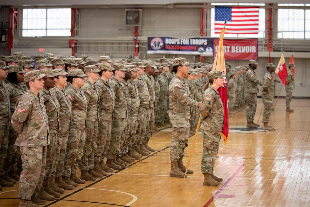 55th Sustainment Brigade &amp; 410th Signal Company conduct deployment ceremony