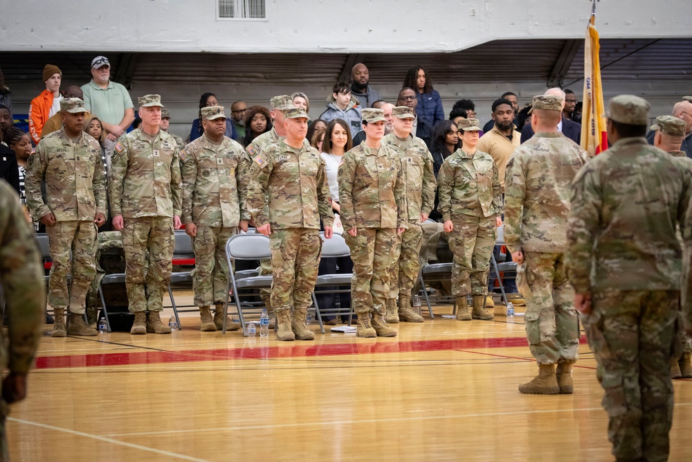 55th Sustainment Brigade &amp; 410th Signal Company conduct deployment ceremony